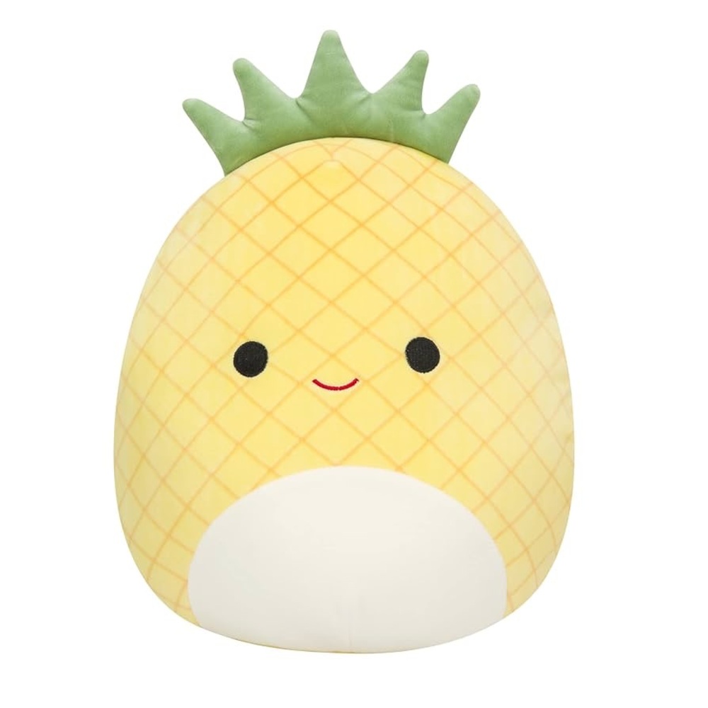 Squishmallows Pineapple Plush in Yellow, Green, White